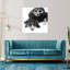 1960S Two Adorable Sad Eyed Beagle Puppies Lying One On Top The Other Classic Retro Vintage Dog Wall Art-1174293227