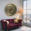 The Gear IR-LI_ 32" Round "CORK" BRASS-ANTIQUE Real Moving Gear Wall Clock