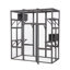 Très grande cage à chat - Gris