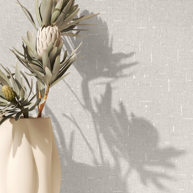 City Romance Collection Shimmery Accents Wallpaper Roll, Greige