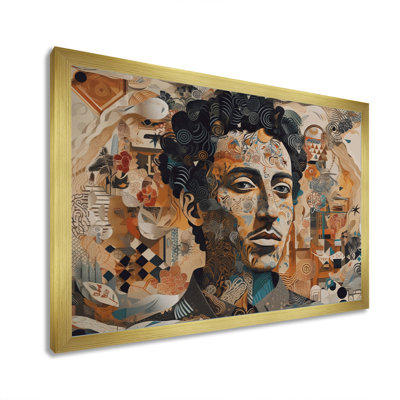 Illustration masculine sur toile