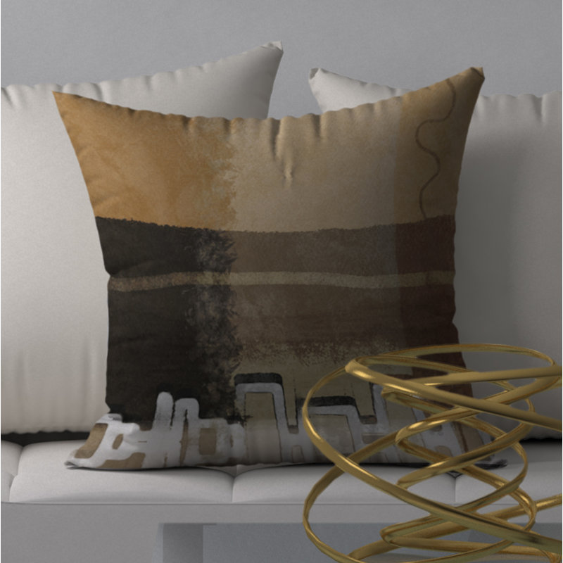 Reversible Throw Pillow, 24" x 24"