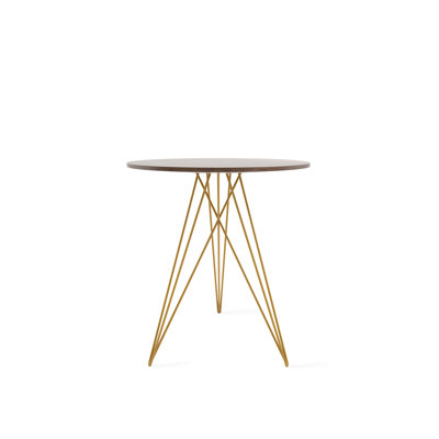 Hudson Solid Wood Top End Table