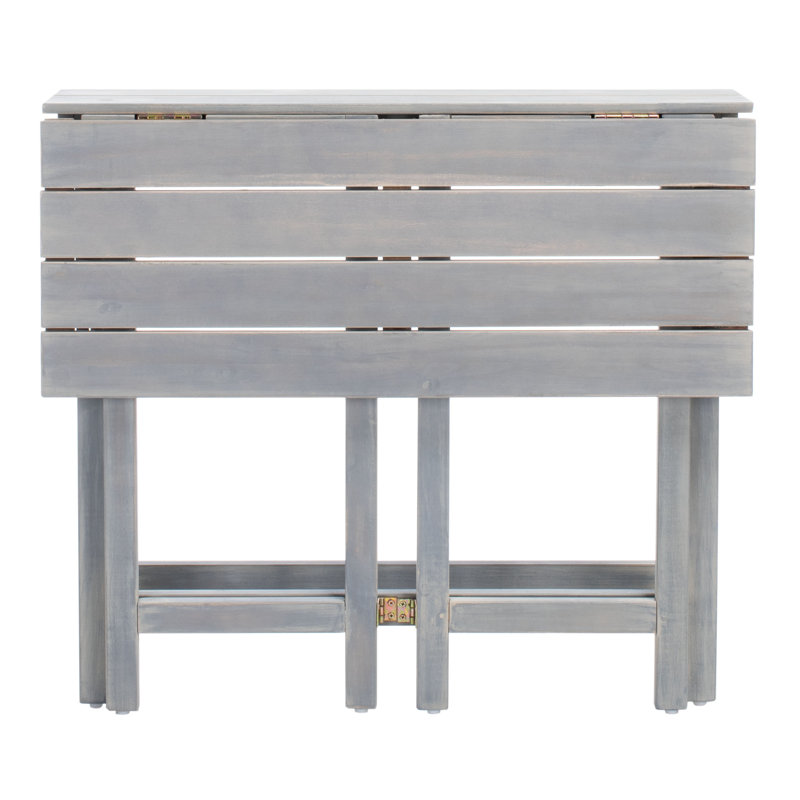 Vana Acacia 4 - Person Modular Patio Conversation Set with Cushions, Ash Gray Frame/White Cushion