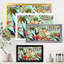 Fleurs tropicales rétro II - Impression sur toile-59915711-59915712