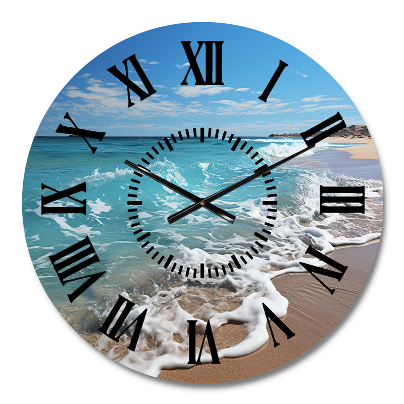 Horloge murale Oceanic Beach Harmony I, Médium