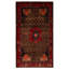 Tapis brun rectangulaire unique en laine de style années 1990 4 pi 9 po x 8 pi 8 po Anatolian