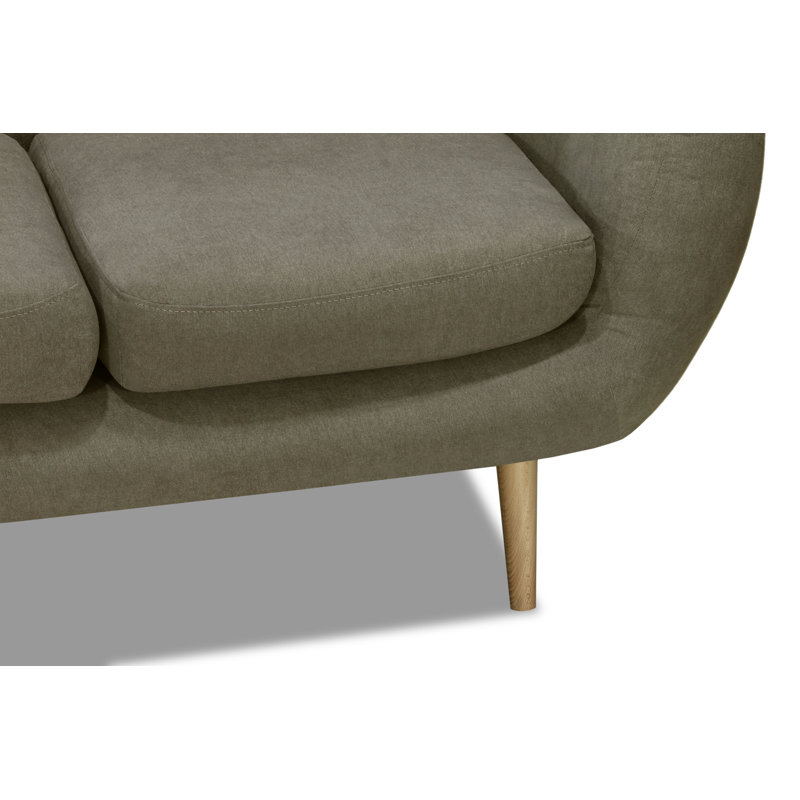 Millicent 3 Seater Corner Sofa, Beige, Left Hand Facing