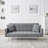 Quiniya 71.26" Modern Teddy Velvet Sofa Bed Folding Couch with Two Throw Pillows for Living Room-1922807400