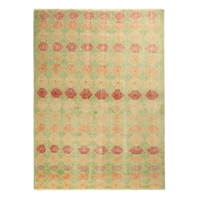 One-of-a-Kind 3'3”x4'5” Hand Knotted Area Rug