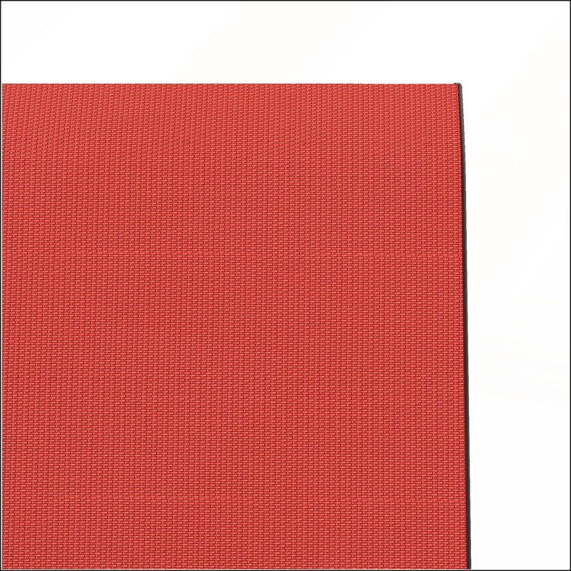 Ensemble de chaises de salle à manger d'extérieur 4 pièces avec structure en métal Teslin imperméable et résistante à la rouille pour patio, restaurant, salle de banquet