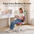 Upholstered Swivel Kids Desk Chair Adjustable Height Teen Task Chair, Faux Fur Kids Computer Chair, Students Study Chair Leopard-967981714-967981713