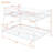 Full XL Over Queen Metal Bunk Bed-698534298