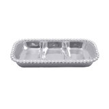 String Of Pearls Handmade Divided Serving Dish