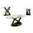 Ronks 3 - Piece Glass Top Living Room Table Set