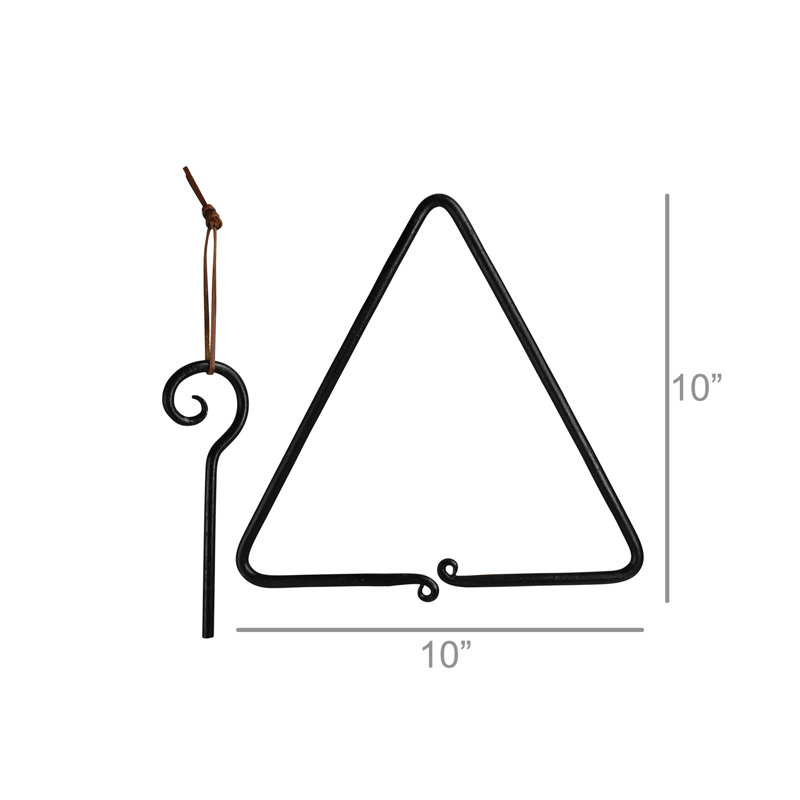 Hanging Triangle Dinner Bell