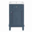 Meuble-lavabo 18 po avec lavabo en céramique-908984471