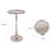Jedidiah Aluminum Top End Table