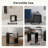 15.7'' Solid Surface Shower Bench Stool-110743038