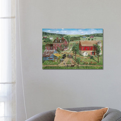 Ma's Farm Stand by Bob Fair - Wrapped Canvas Gallery-Wrapped Canvas Giclée