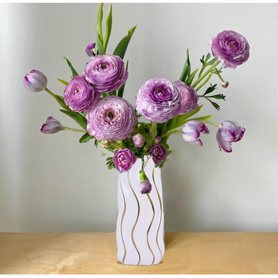 Ceramic Vase, Minimalist Flower Vase, Boho Decorative Vase For Home Decor