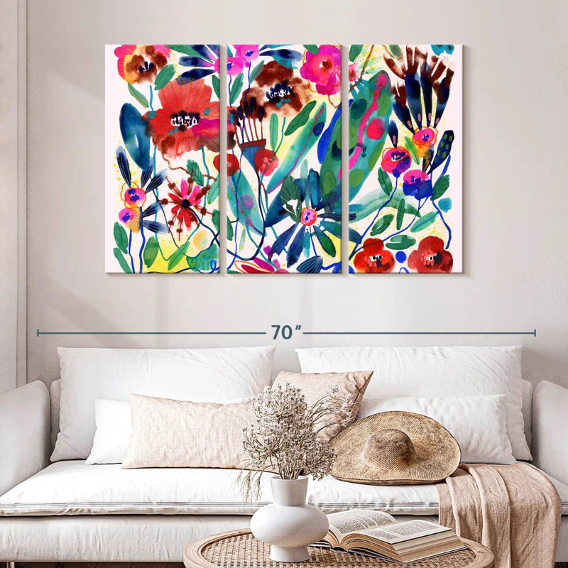 Harnek Vibrant Wild Garden, H 32 po x l 50 po