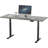 Skyscraper Electric Height Adjustable Standing Desk, Dual Motor and Digital Control with Memory, 72x30, Walnut Block Top with White Frame-765077061-765077059