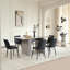 Chaises de salle à manger en cuir, chaises de cuisine en similicuir de style Mid-Century-9896392-9896391