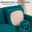Stretch Separate Box Cushion Armchair Slipcover-1446600107