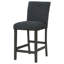 Ensemble de 2 chaises de comptoir rembourrées Boucle