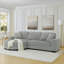 Canapé-lit modulaire rembourré en velours Corduroy-1004375779