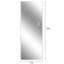 Wall Mounted Led Full Length Mirror - 65*21In, , Three Colour Temperatures, -Proof, Waterproof, Imaging 65*21In Mountable, Three-Colour ,