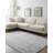 Rectangle Roze Abstract Hand Tufted Polyester Area Rug in Gray-1927030364