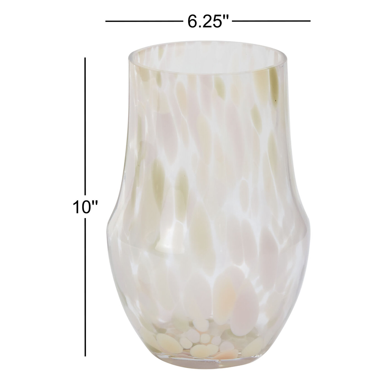 Brushstrokes Vase 6.25"x 10"