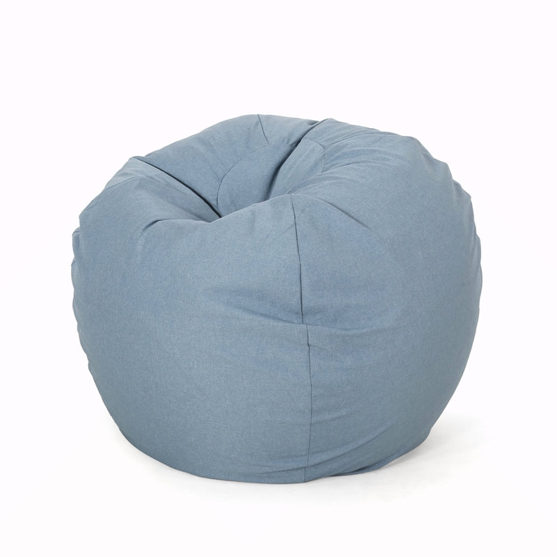 Fauteuil à billes 3 pieds, bleu sarcelle