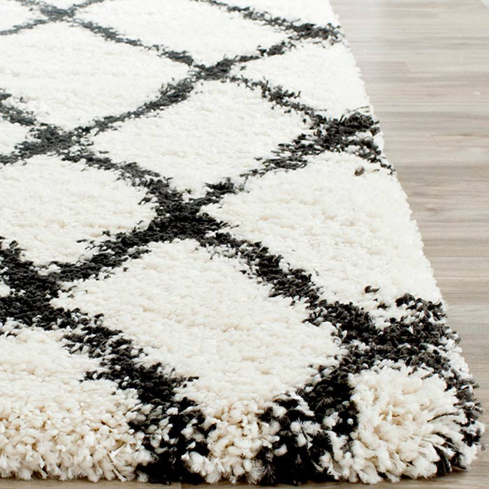 Tapis à poils longs Sgb-Belize, Rectangle 5 pi 3 po x 7 pi 6 po