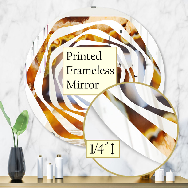 Miroir mural Agate, H 31,5 po x l po