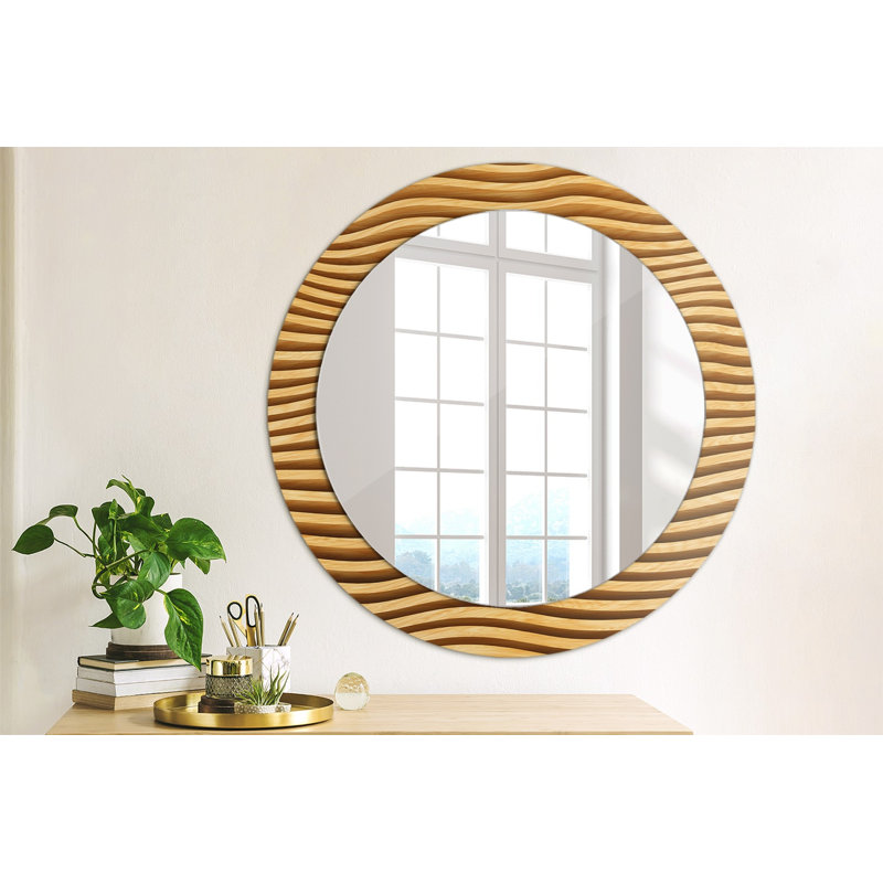 Huldar Glass Flat Wall Mirror