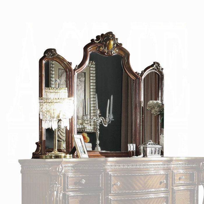 Miroir picard, Bois de chêne