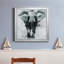 Proud Elephant - Reproduction d'art graphique sur toile encadrée-1263565295-1263565294