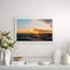 Sunrise With Geese Print by Ted Glasoe