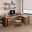 Bureaux rectangulaires en bois massif Burlywood-111032614-111032613