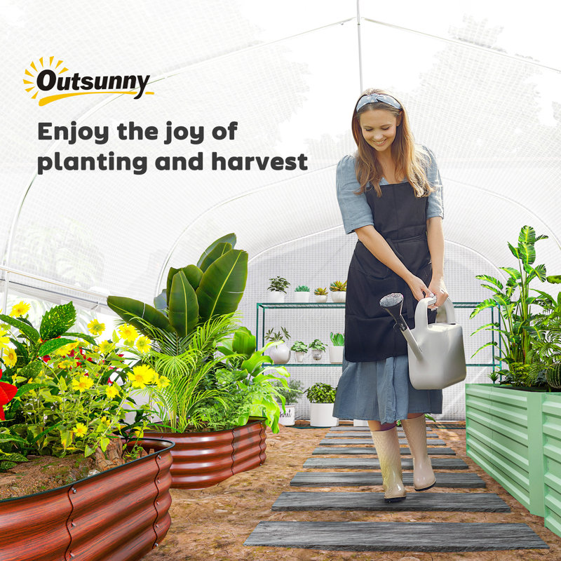 10 Ft W x 19.5 Ft D Greenhouse