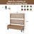 Raised Garden Bed With Trellis, Wheels & Drainage - Planter Box & Privacy Screen