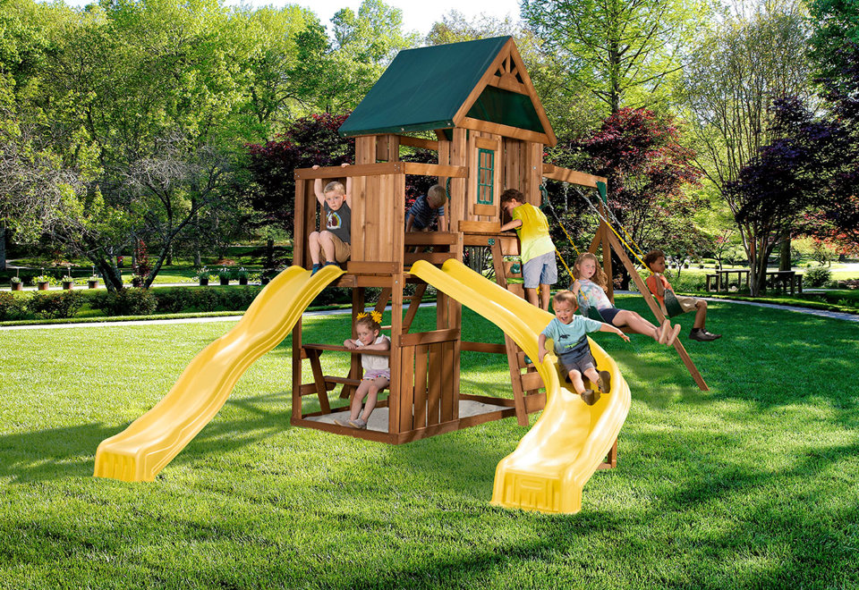 Castlebrook Swing Set by Swing-N-Slide