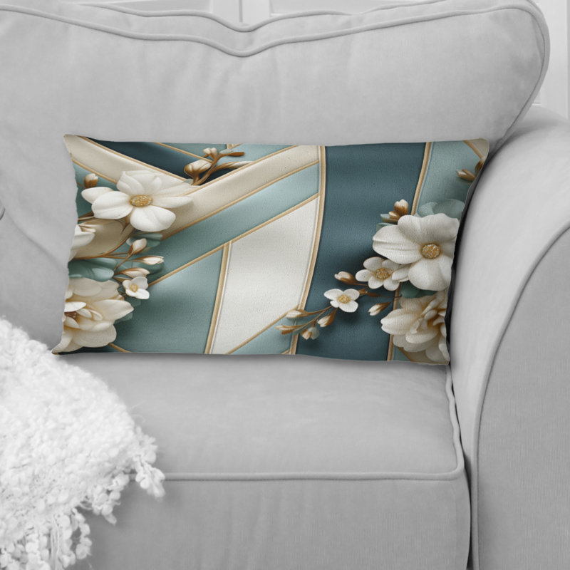 Floral Throw Pillow