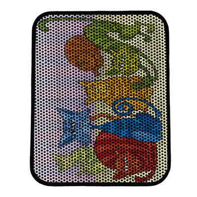 Premium Cat Litter Mat, 18 x 24 inches | 50% PVC / 50% Polyester, Machine Washable & Vacuum Friendly | Durable, Easy-Clean Design for Pet Owners | Protect Your Floors from Litter Messes