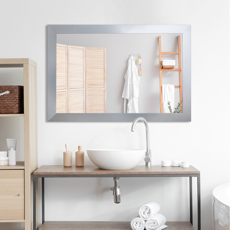 Miroir d'appoint mural Dematteo Lovelady, 39 po x 45 po