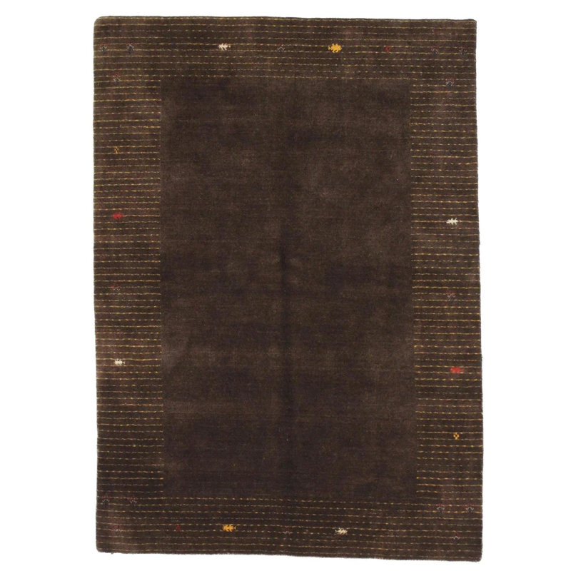 Canvello Hand Loom Modern All Over Indo Gabbeh Rug - 4'8'' X 6'7''