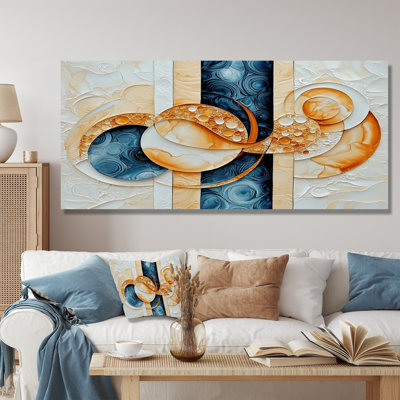 Suprematist Still Life Of Coastal Mosaic I - Abstract Suprematism Metal Art, Modern Metal Print